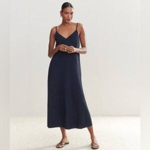 Jenni Kayne Rio Slip Dress Blue Size Small